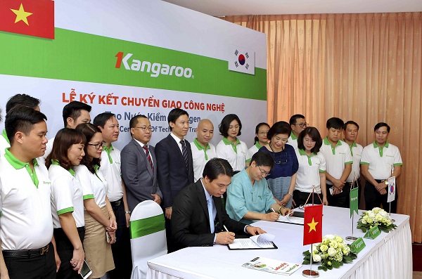Kangaroo ký kết Chuyển giao công nghệ Tạo nước Kiềm Hydrogen với Tập đoàn Công Nghệ Hàn Quốc_1