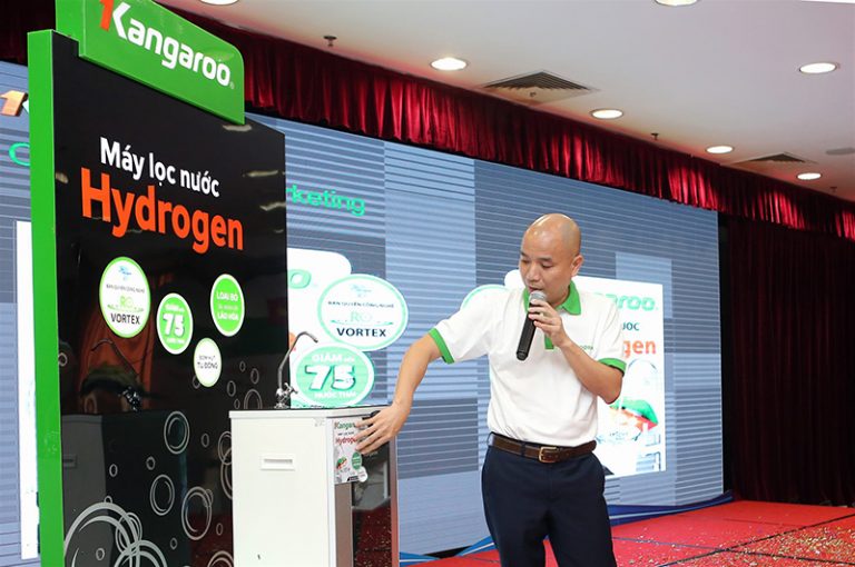 Kangaroo Hydrogen Water Purifier opens the first healthy water era in Vietnam 