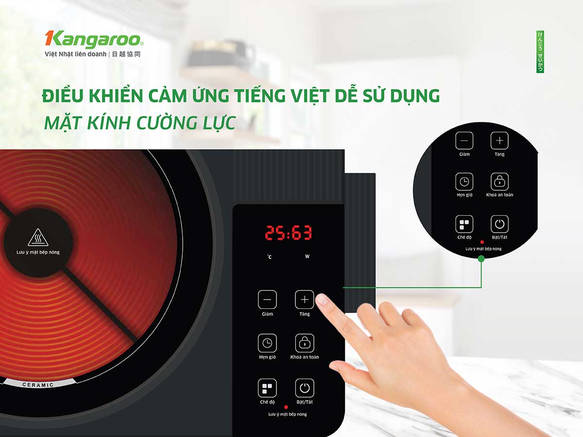 Bếp hồng ngoại đơn Kangaroo KG20IFT2