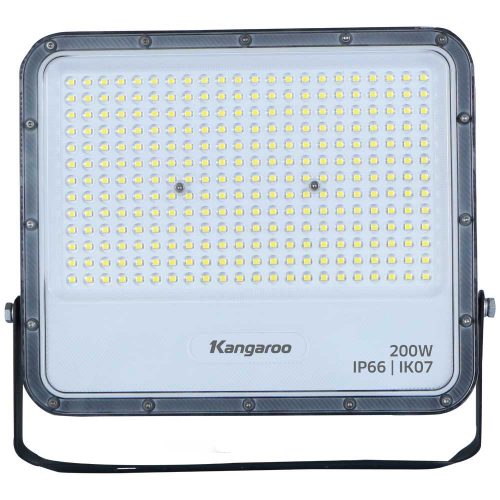 Đèn LED pha chiếu rộng thấu kính Kangaroo KG-FLEA-200W22000CW-S