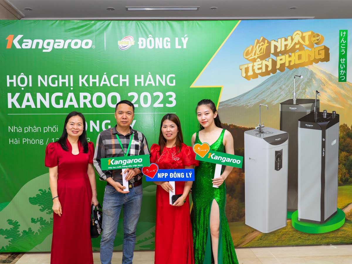 Kangaroo giới thiệu máy lọc nước 2023 công nghệ mới tại Hải Phòng