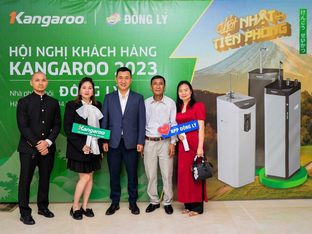 Kangaroo giới thiệu máy lọc nước 2023 công nghệ mới tại Hải Phòng