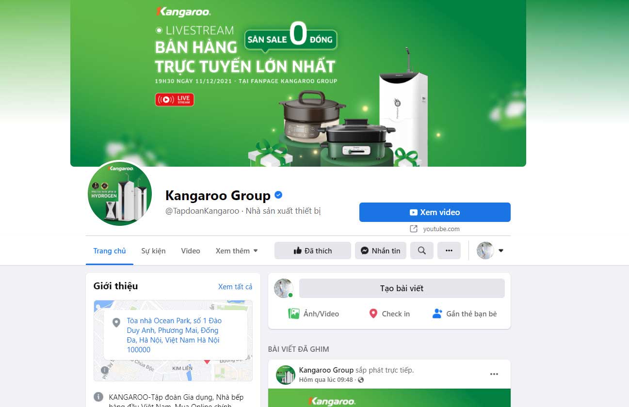SĂN SALE 0Đ - Kangaroo livestream bán hàng trực tuyến lớn nhất