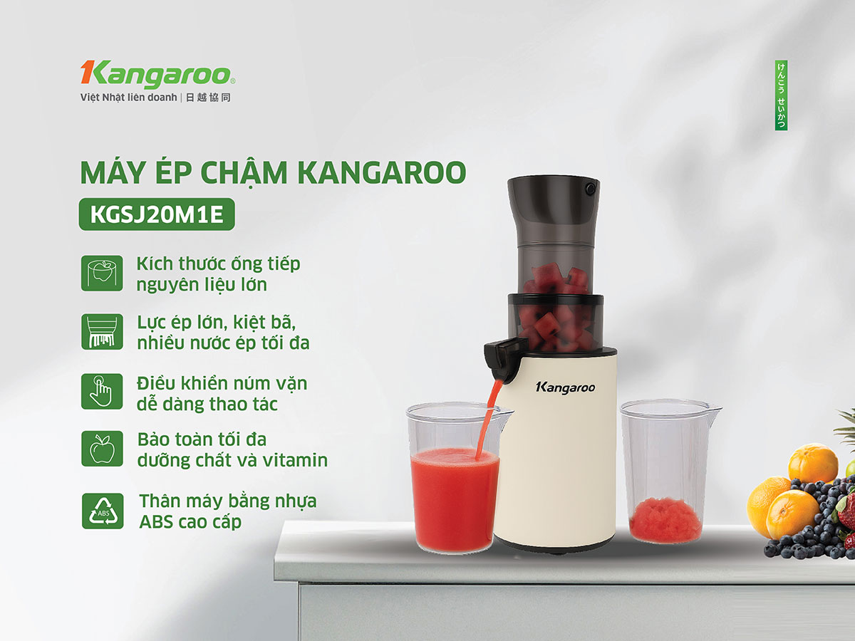 Máy ép chậm Kangaroo KGSJ20M1E