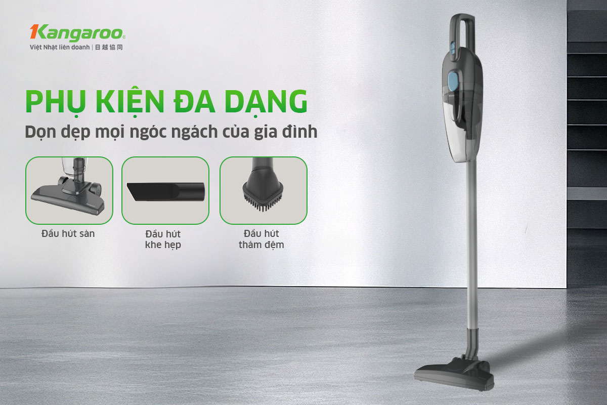 Máy hút bụi cầm tay Kangaroo KGVC6S2E Máy hút bụi cầm tay Kangaroo KGVC6S2E