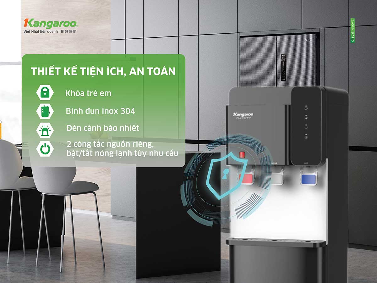 Máy làm nóng lạnh nước uống Kangaroo KG699A3