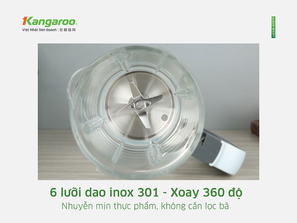 Máy xay nấu làm sữa hạt Kangaroo KG175HB2