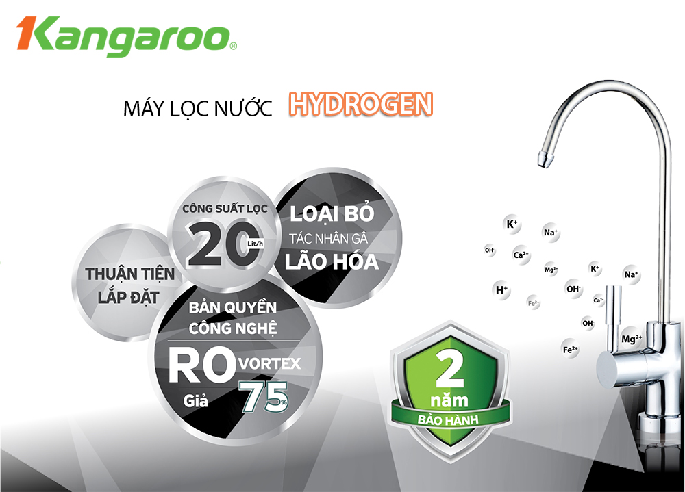 Máy lọc nước Hydrogen Kangaroo KG100HG