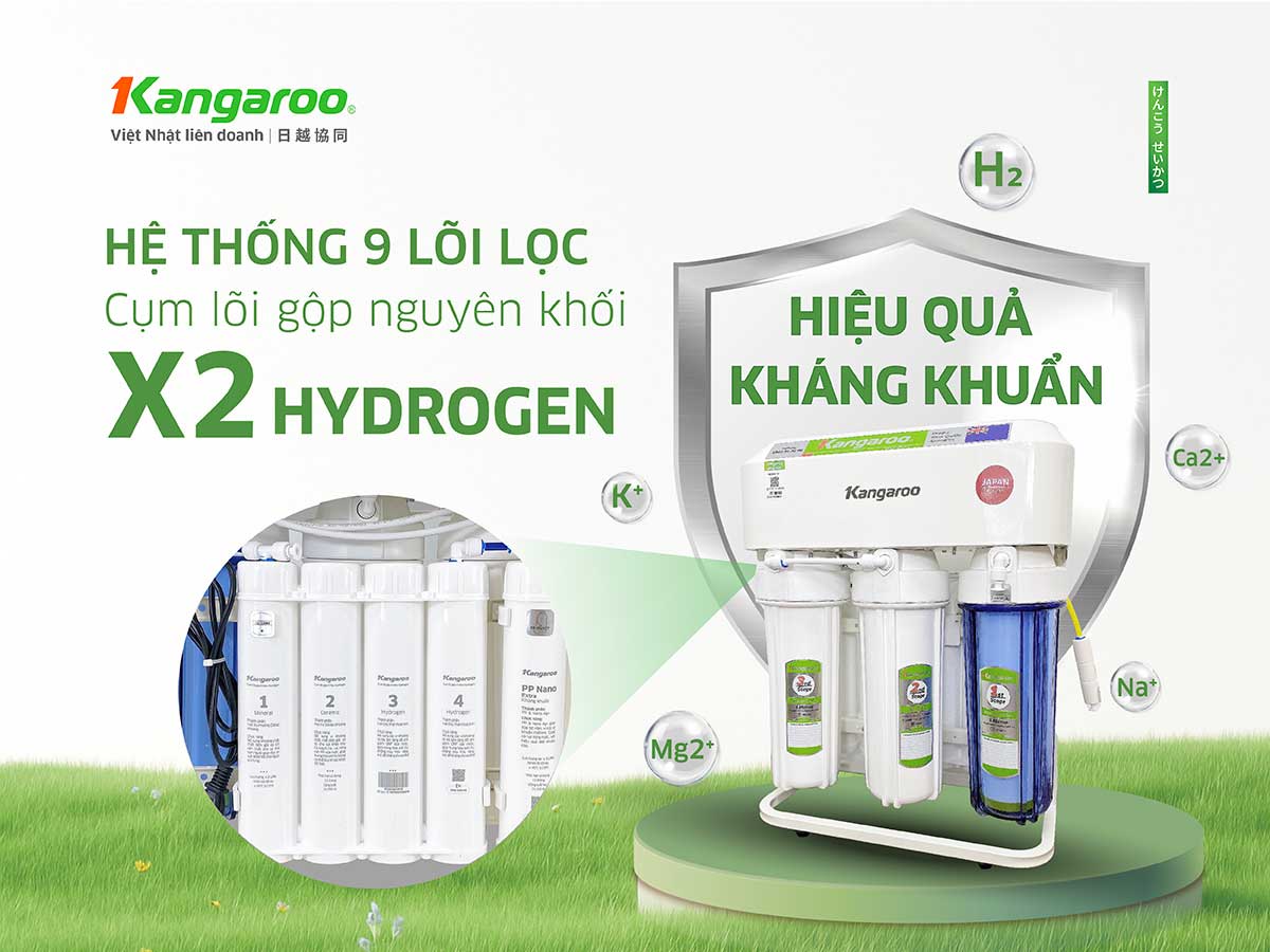 Máy lọc nước Kangaroo Hydrogen KG09K4-H1