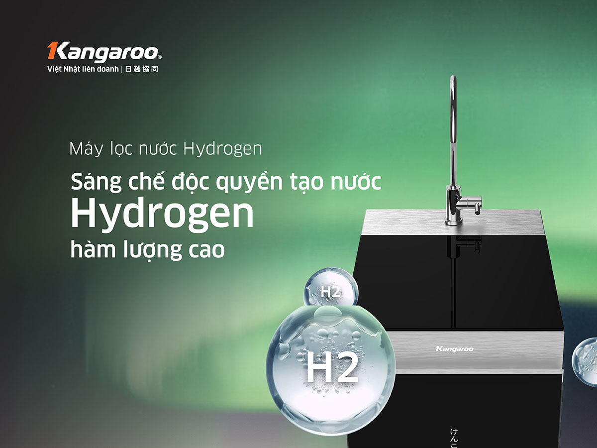 Máy lọc nước 11 lõi Kangaroo Hydrogen KG100H