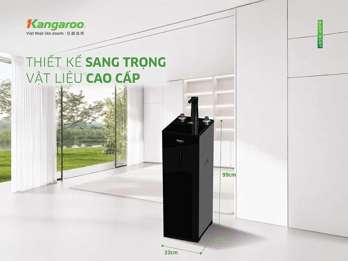Máy lọc nước Kangaroo Messi Hydrogen nóng lạnh KG10M26