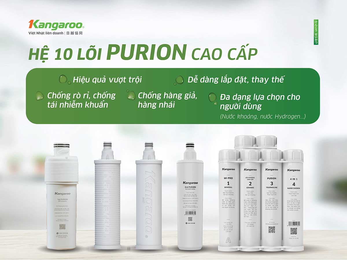 Máy lọc nước Kangaroo Hydrogen KG10S15H1