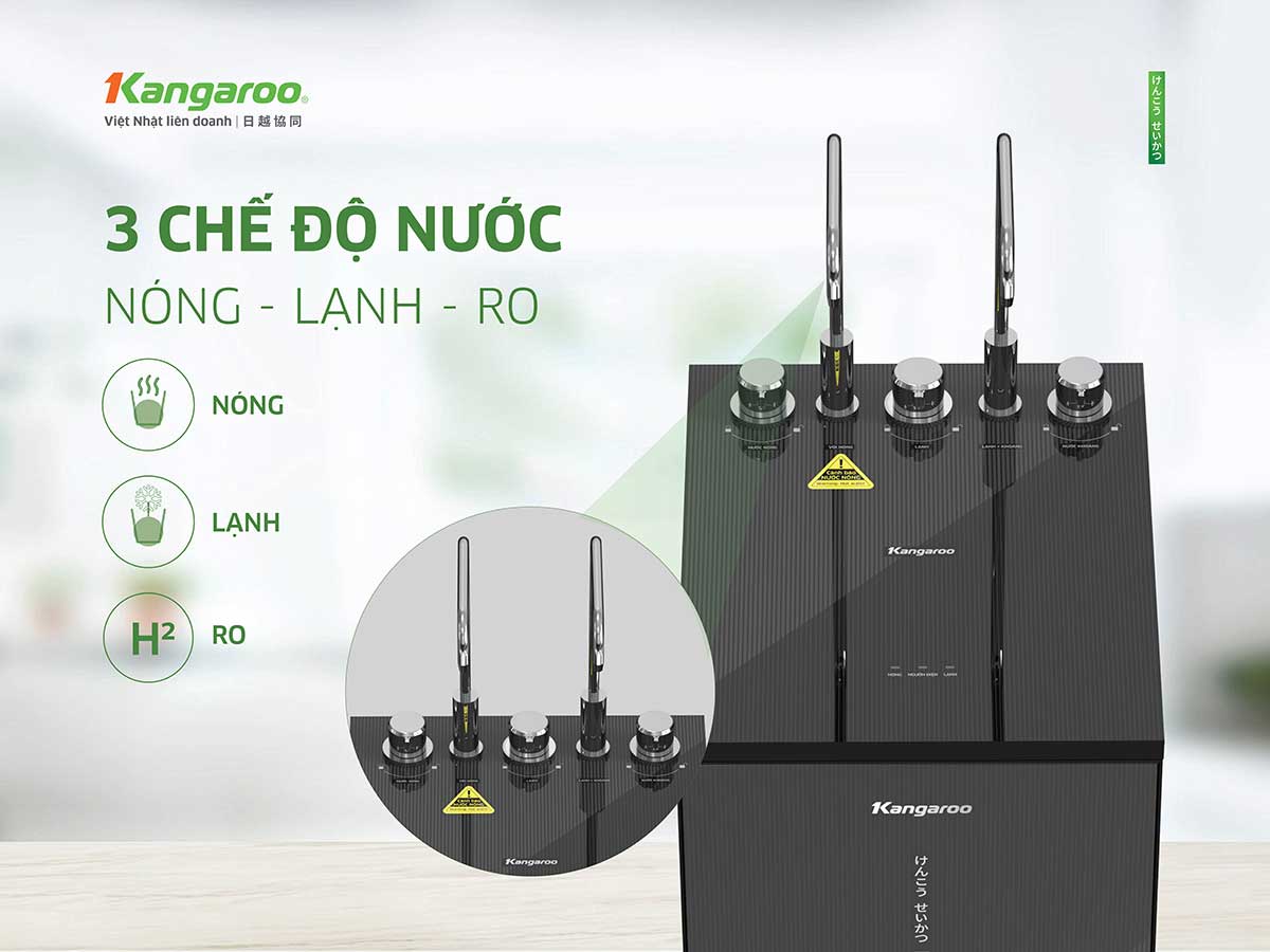 Máy lọc nước Kangaroo nóng lạnh KG10S16N3 Máy lọc nước Kangaroo nóng lạnh KG10S16N3