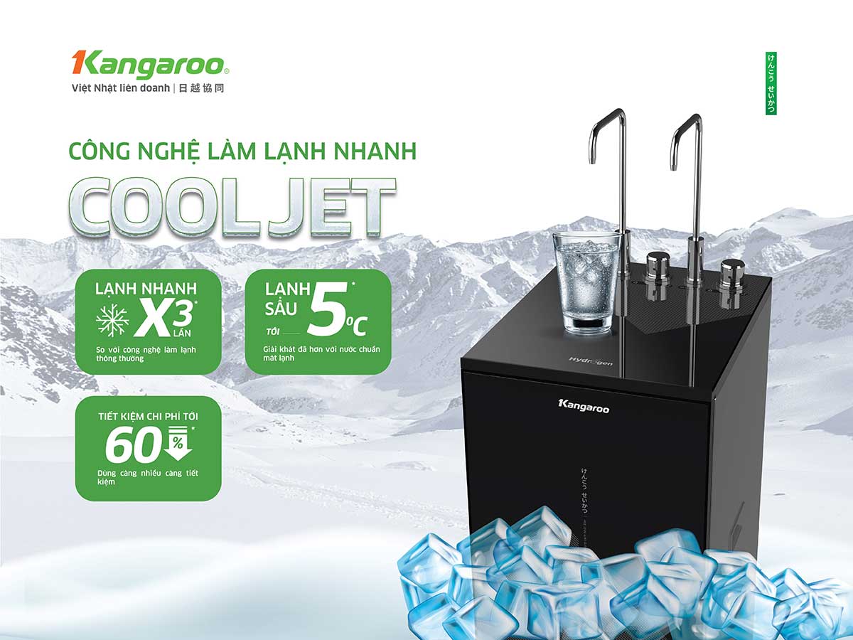 Máy lọc nước Kangaroo Hydrogen nóng lạnh KG11S28H3 Máy lọc nước Kangaroo Hydrogen nóng lạnh KG11S28H3