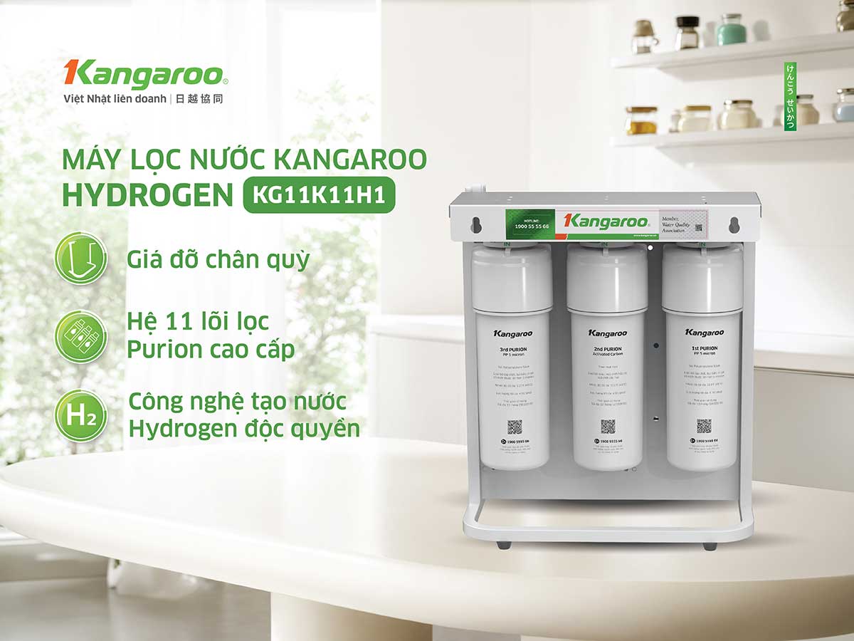 Máy lọc nước Kangaroo Hydrogen KG11K11H1