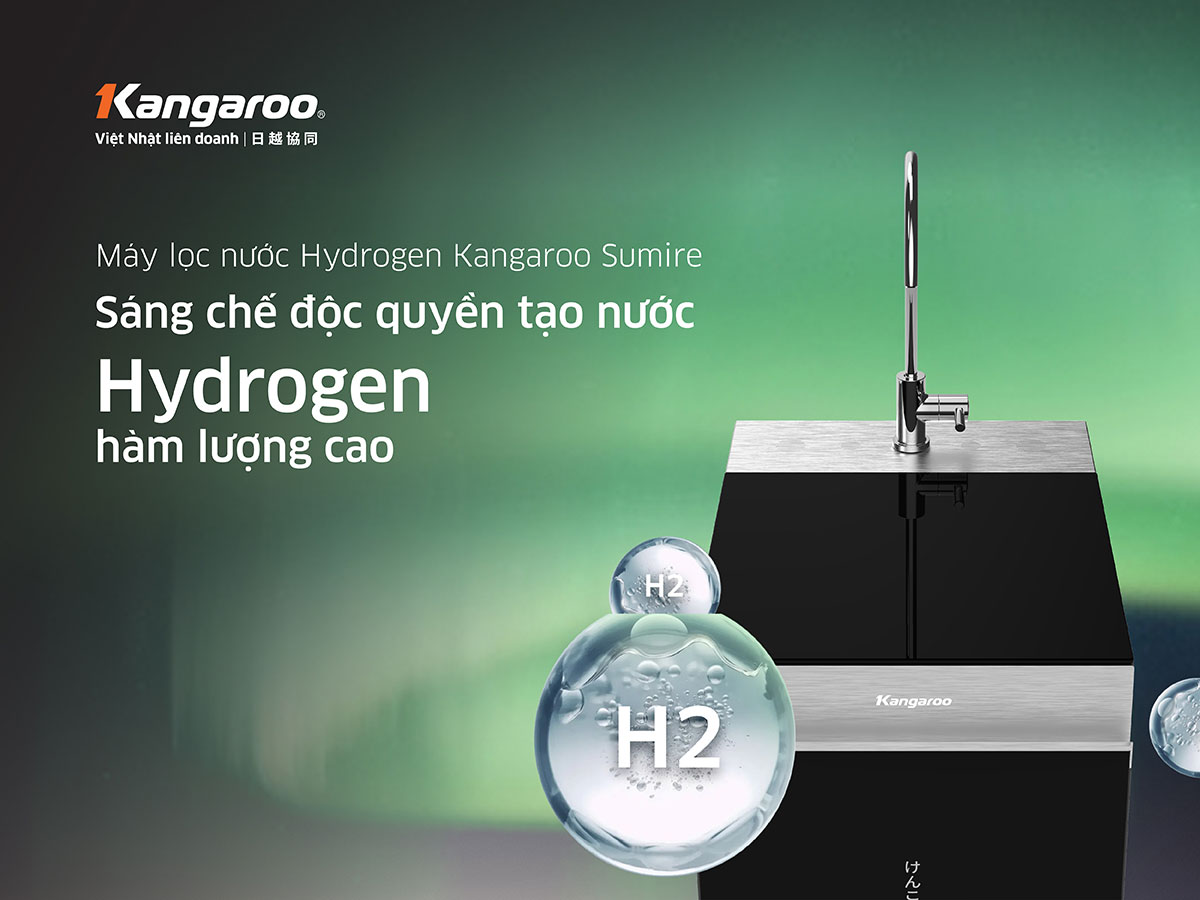 Máy lọc nước 12 lõi Kangaroo Hydrogen KG12HA