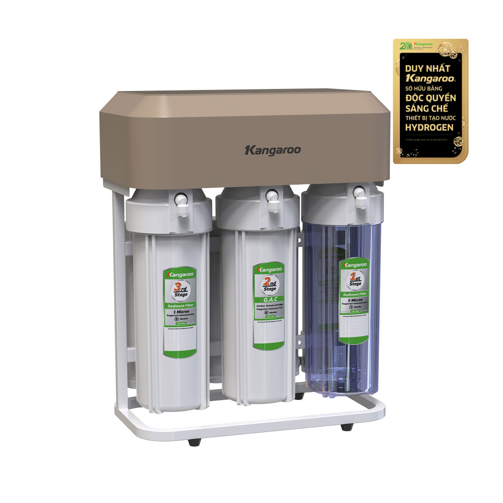 Máy lọc nước Kangaroo Hydrogen KG12K3-H1 để gầm (12 lõi, RO Vortex - Mới 2026)