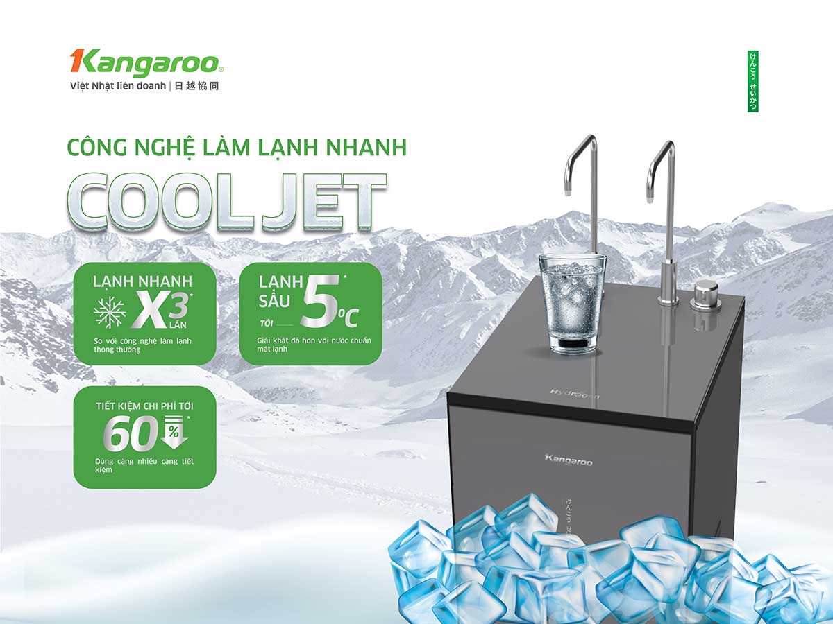 Máy lọc nước Kangaroo Hydrogen nóng lạnh KG12S26H3
