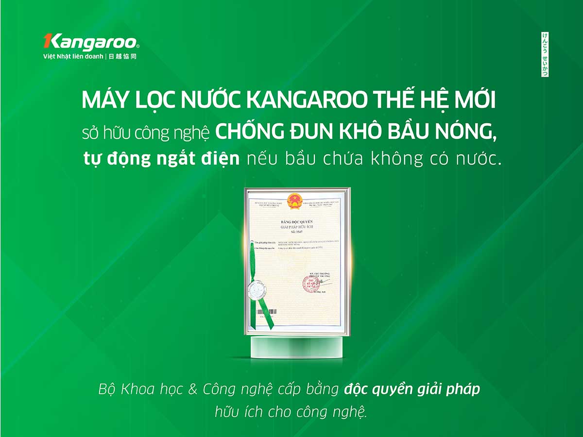 Máy lọc nước Kangaroo Hydrogen nóng lạnh KG12S3H3