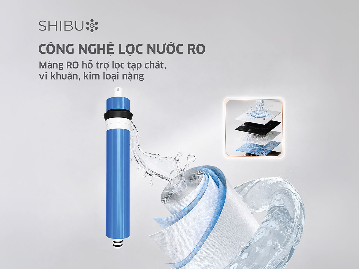 Máy lọc nước SHIBU Hydrogen SB16 Máy lọc nước SHIBU Hydrogen SB16
