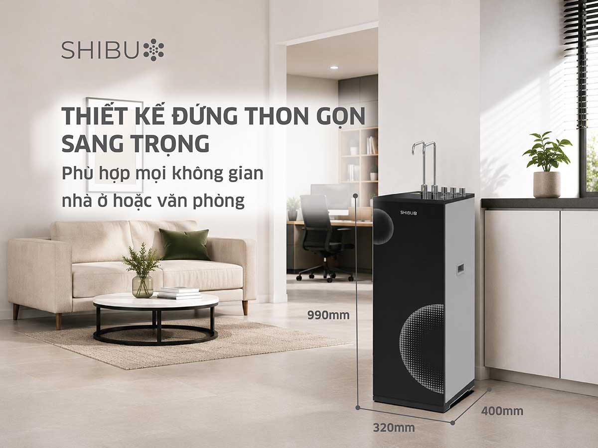 Máy lọc nước SHIBU Hydrogen nóng lạnh SB28 Máy lọc nước SHIBU Hydrogen nóng lạnh SB28