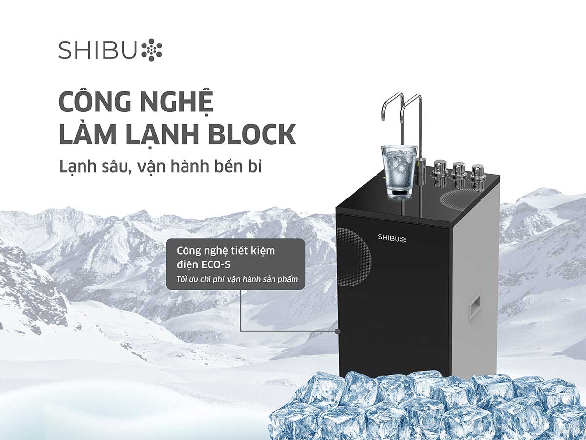 Máy lọc nước SHIBU Hydrogen nóng lạnh SB28 Máy lọc nước SHIBU Hydrogen nóng lạnh SB28