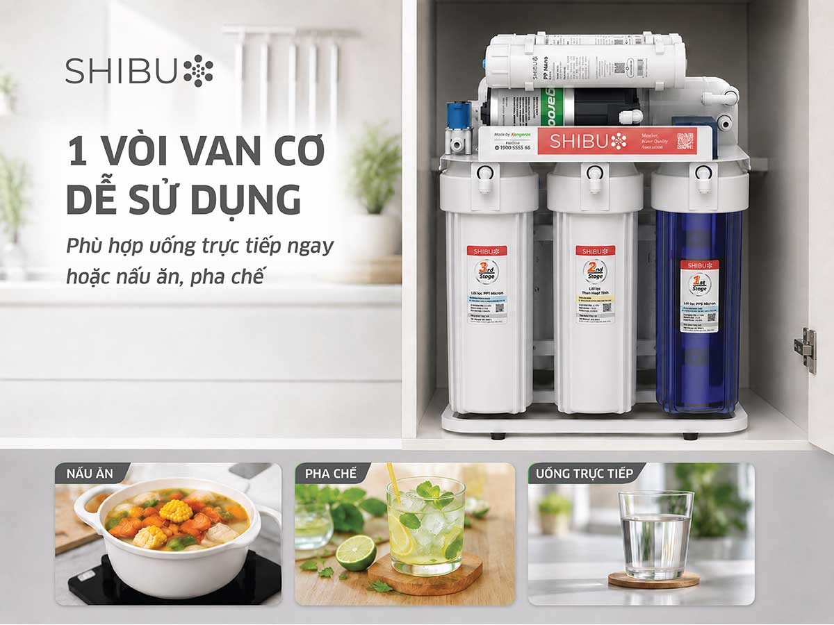 Máy lọc nước SHIBU Hydrogen SB35 Máy lọc nước SHIBU Hydrogen SB35
