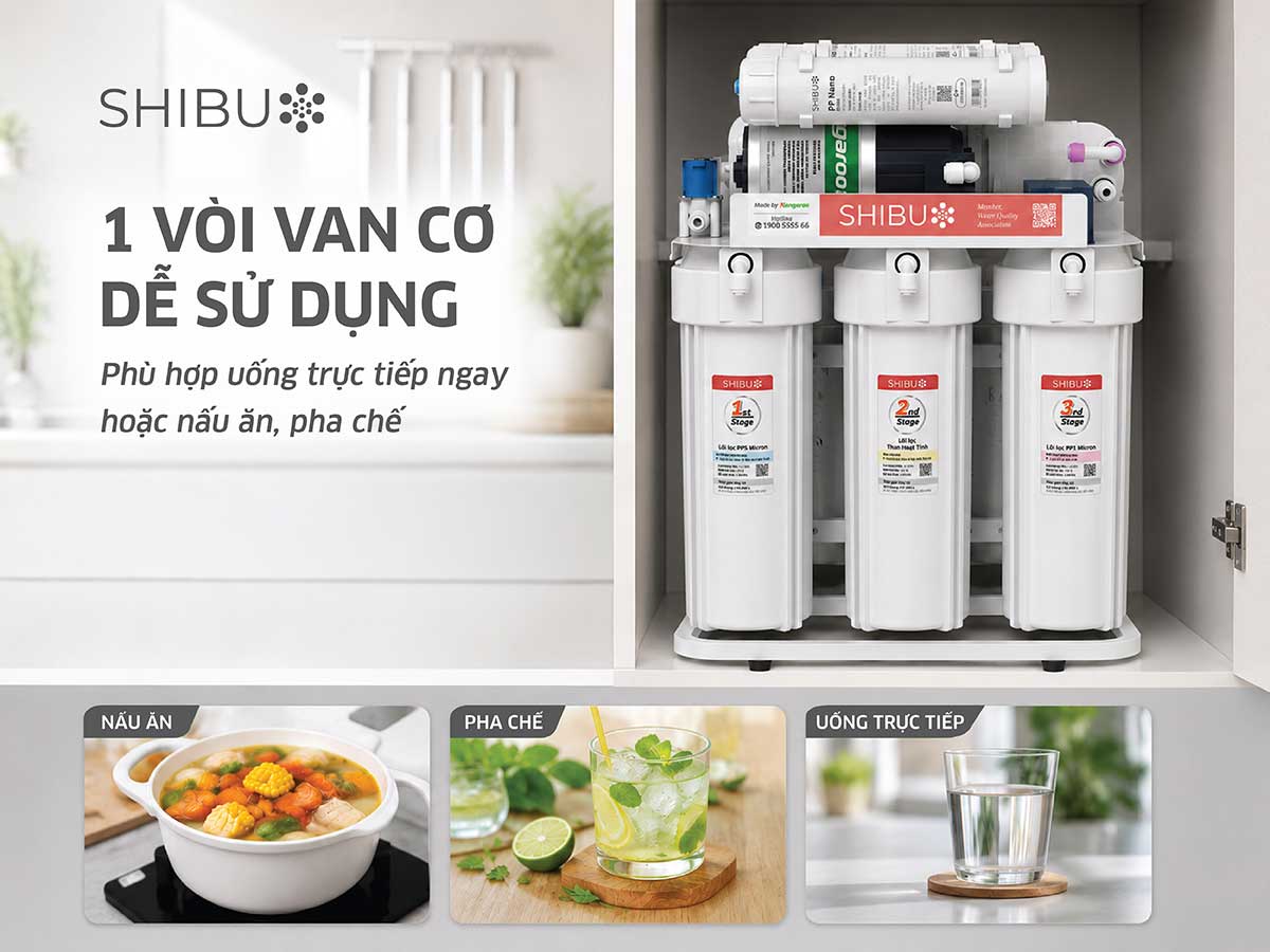 Máy lọc nước SHIBU Hydrogen SB35 Máy lọc nước SHIBU Hydrogen SB35