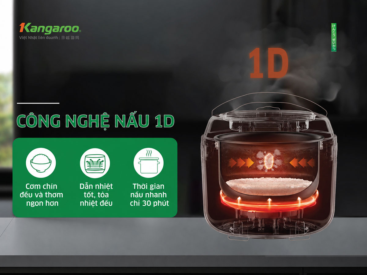 Nồi cơm điện Kangaroo KGRC18M3