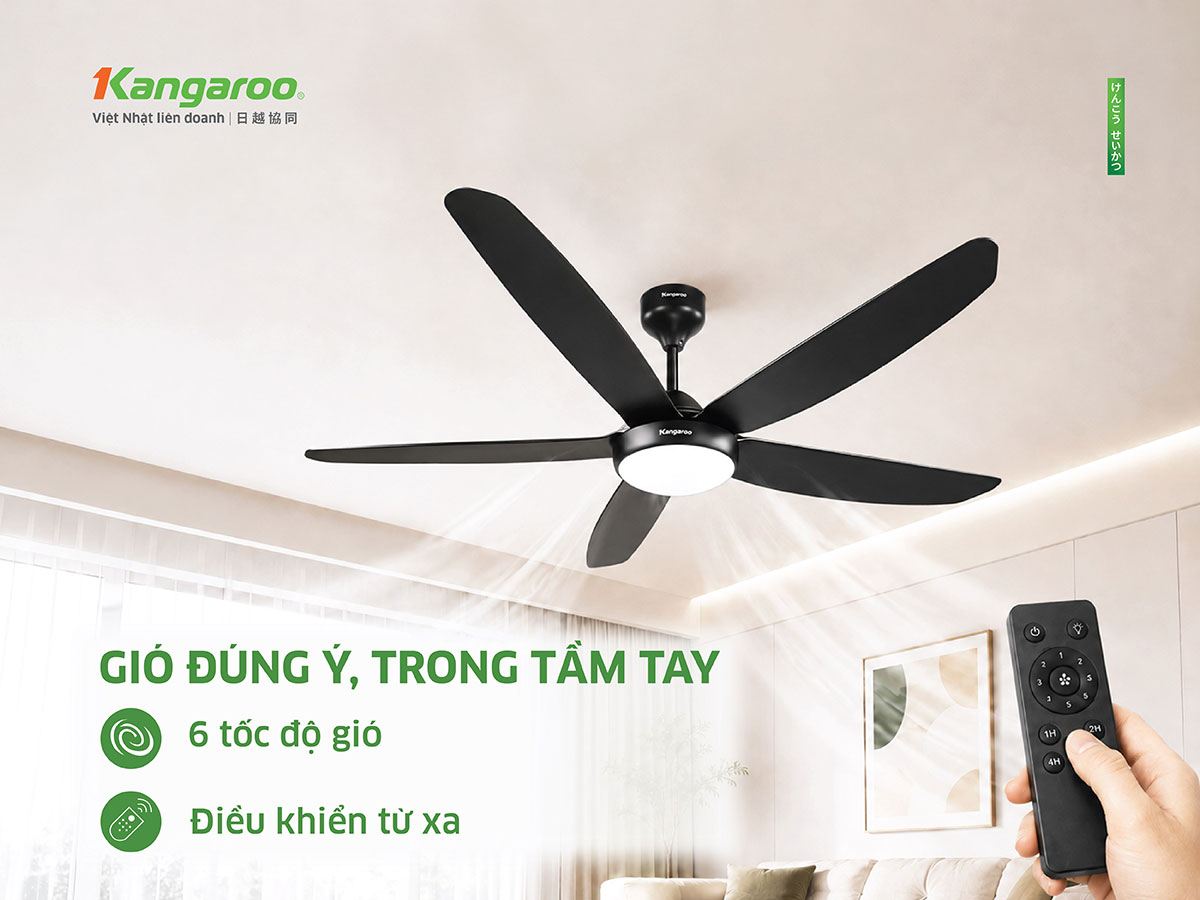 Quạt trần Kangaroo KGCF5DCL2