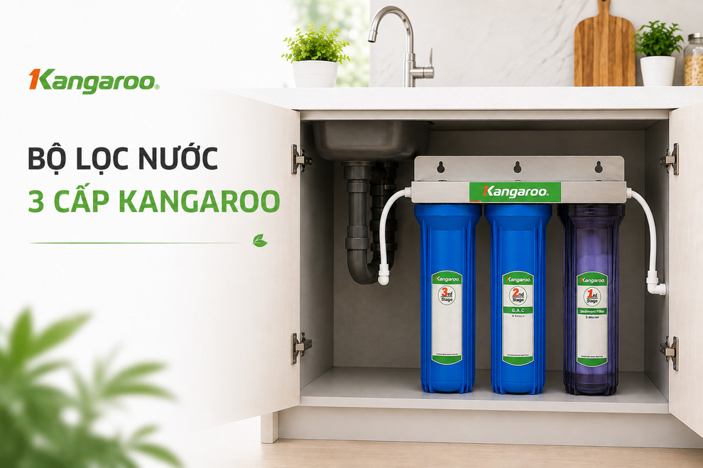 Bộ lọc nước không dùng điện được ưa chuộng bởi sự nhỏ gọn, lắp đặt đơn giản