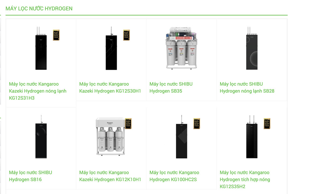 Máy lọc nước Kangaroo Hydrogen KG12S35H2