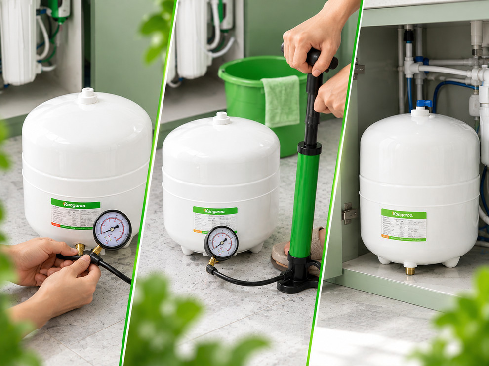 Khi có đồng hồ đo áp suất, bạn có thể dễ dàng kiểm soát được mức bơm phù hợp