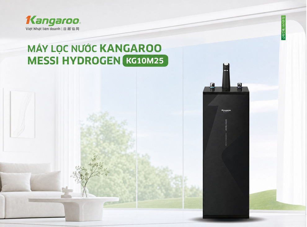 Máy lọc nước Kangaroo Messi Hydrogen KG10M25