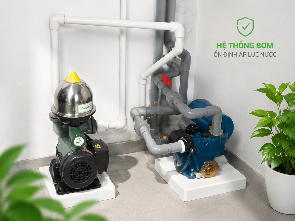 Lưu ý khi lắp máy lọc nước là cần đảm bảo áp lực nước đầu vào ổn định