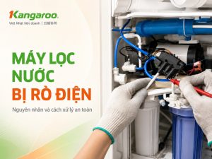 máy lọc nước bị rò điện