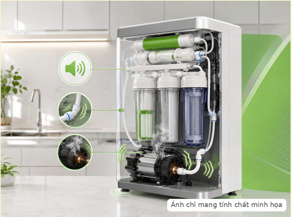 Bơm suy yếu làm áp lực nước không ổn định
