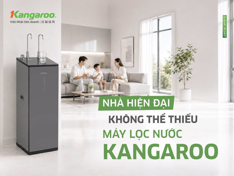 Máy lọc nước hãng nào tốt? - Máy lọc nước thương hiệu Kangaroo