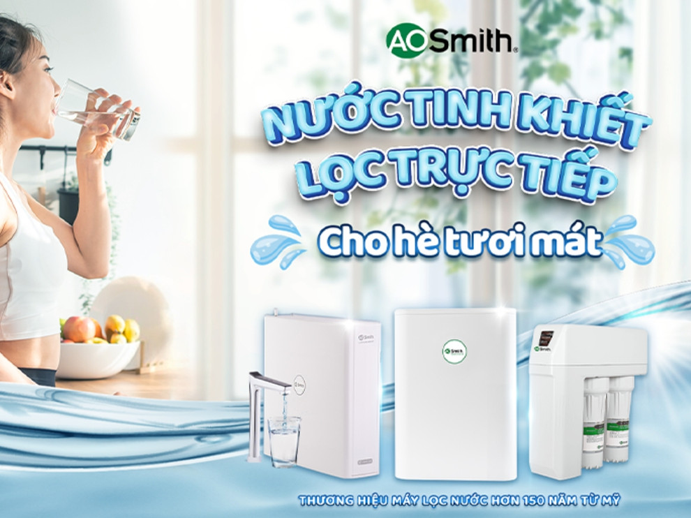 Thương hiệu máy lọc nước A.O.Smith