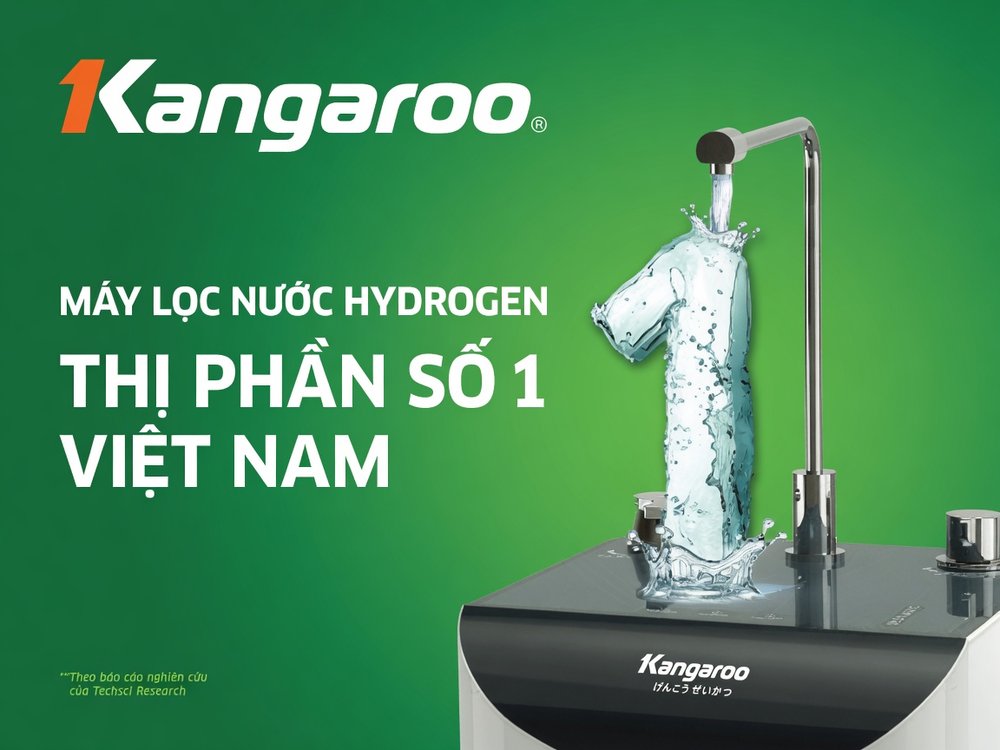 Máy lọc nước Kangaroo - Thị phần số 1 Việt Nam theo báo cáo của Techsci Research