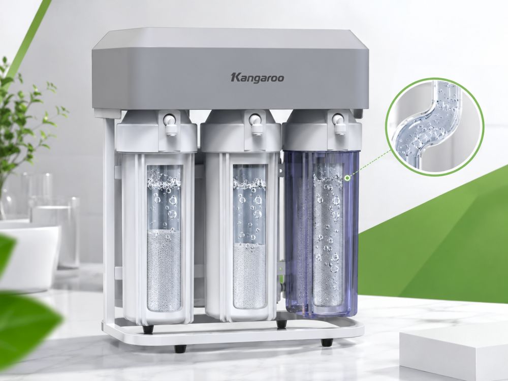 Xả e khí đúng cách giúp máy lọc nước hoạt động ổn định trở lại