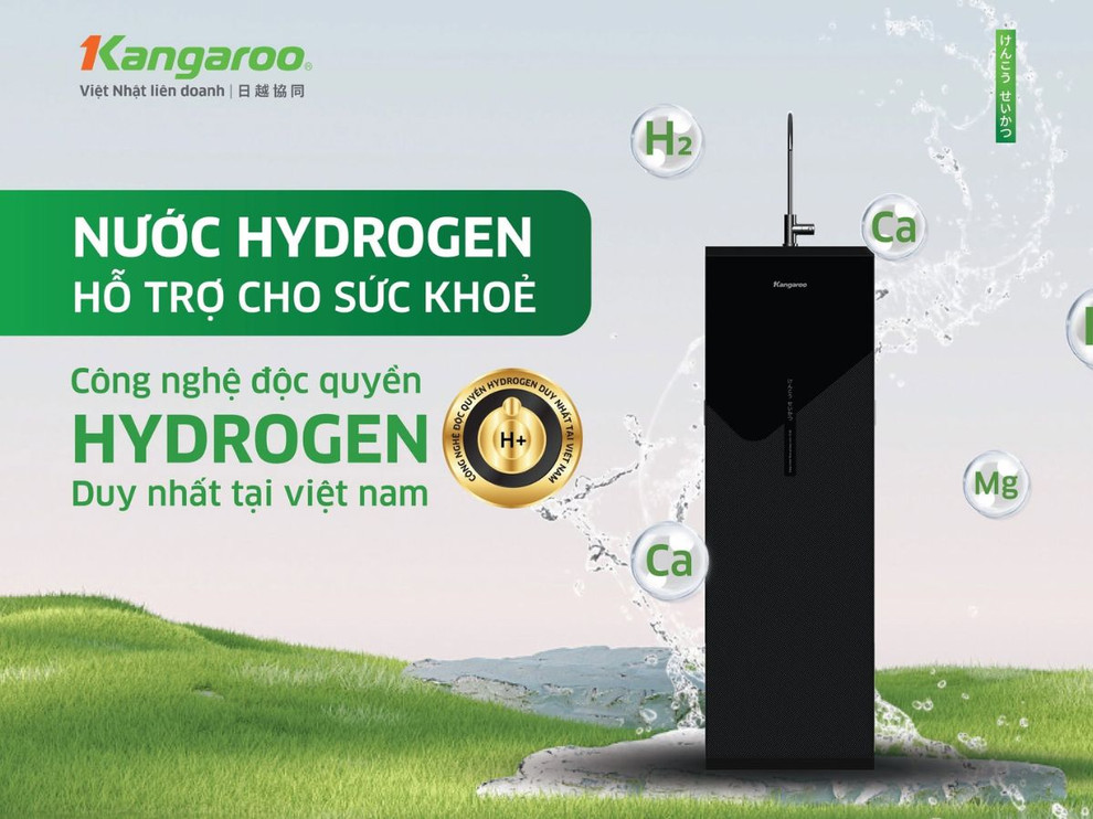 Kangaroo luôn sẵn sàng đồng hành bảo vệ nguồn nước sạch gia đình Việt