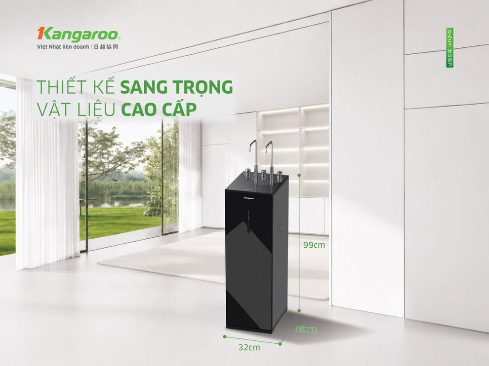 Kangaroo mang đến cho người dùng từng giọt nước đảm bảo chất lượng