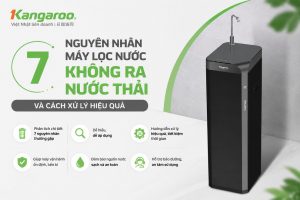 Máy lọc nước không ra nước thải