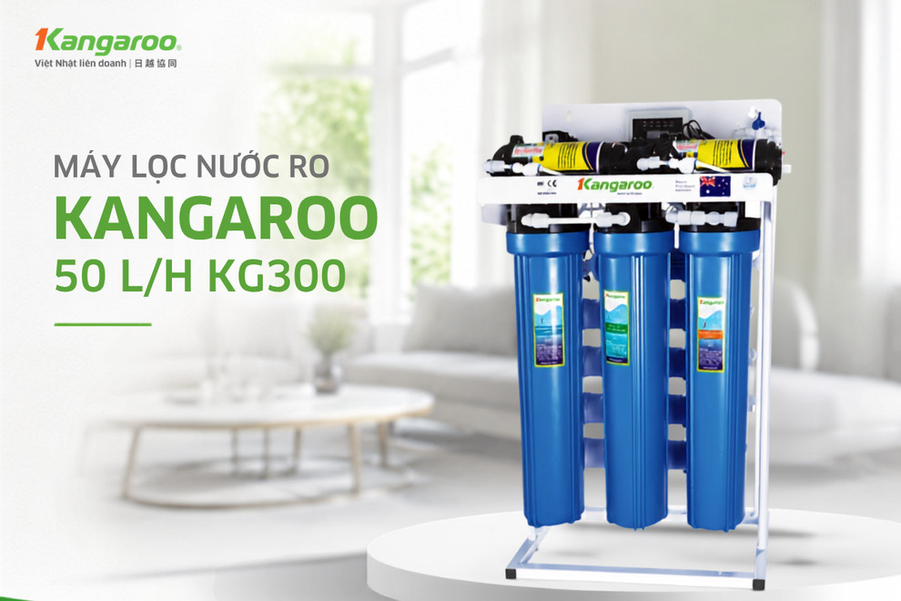Máy lọc nước RO công suất lớn Kangaroo 50 L/H KG300