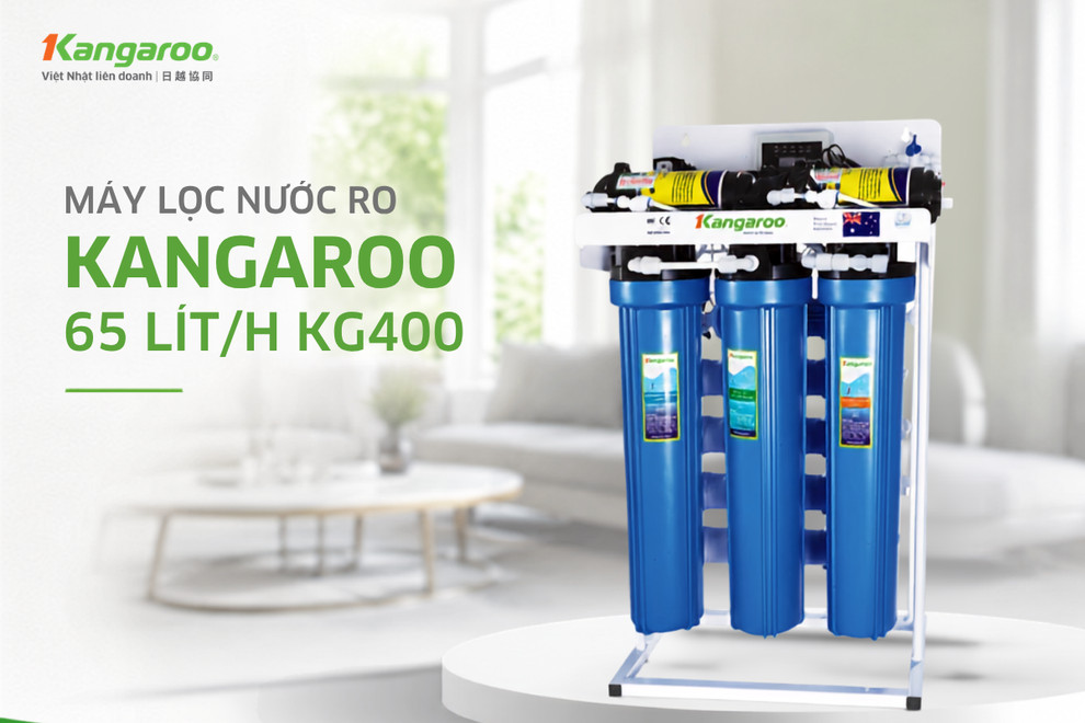 Máy lọc nước RO công suất lớn Kangaroo 65 lít/h KG400