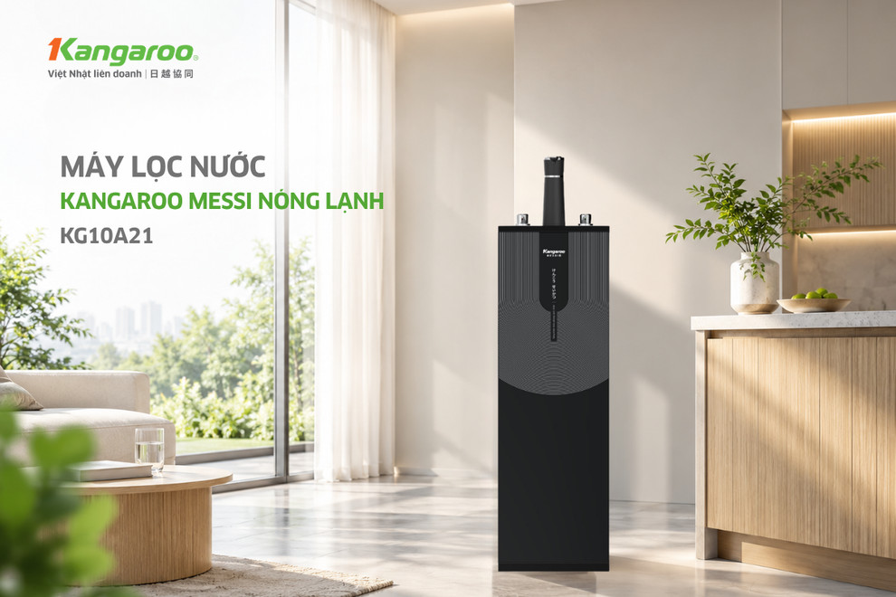 Máy lọc nước Kangaroo Messi nóng lạnh KG10A21