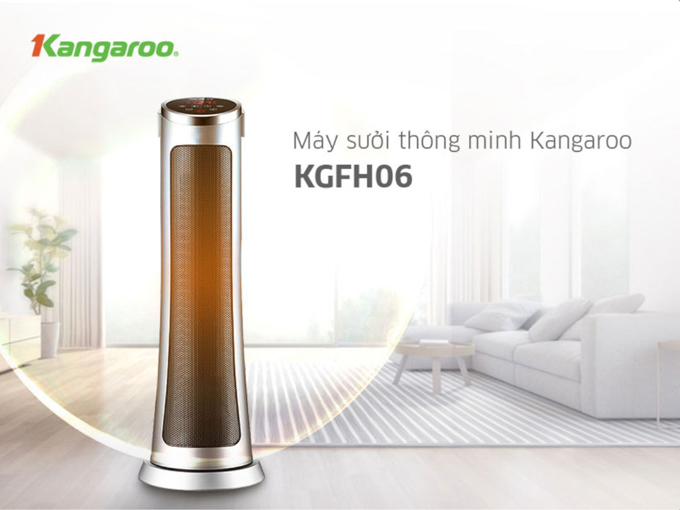 Máy sưởi gốm Kangaroo KGFH06