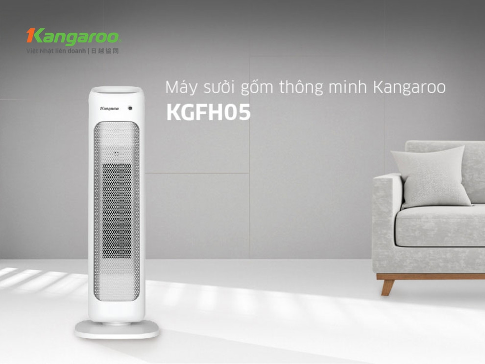 Máy sưởi gốm Kangaroo KGFH05