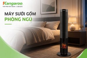 máy sưởi gốm phòng ngủ